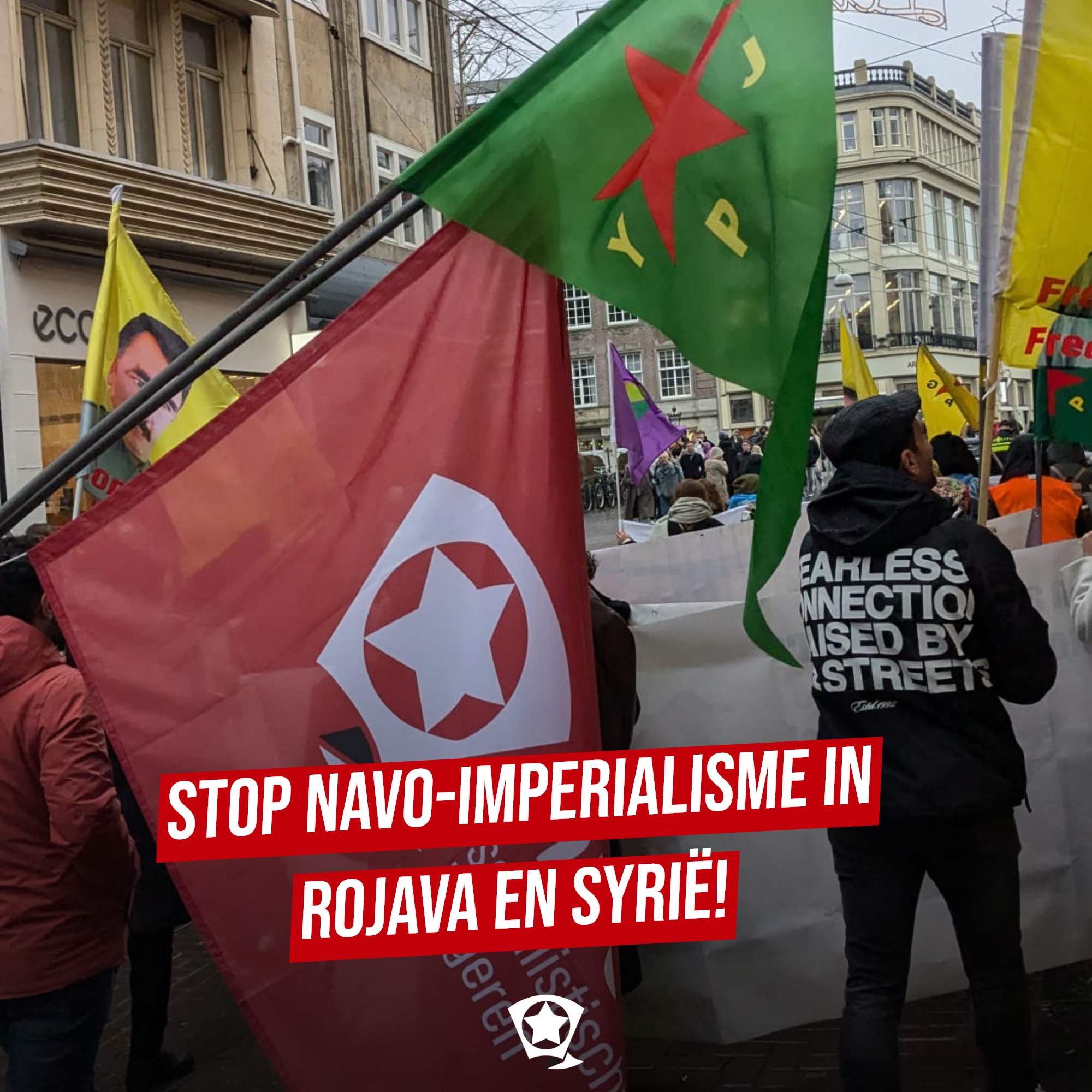 Stop NAVO-imperialisme in Rojava en Syrië!
