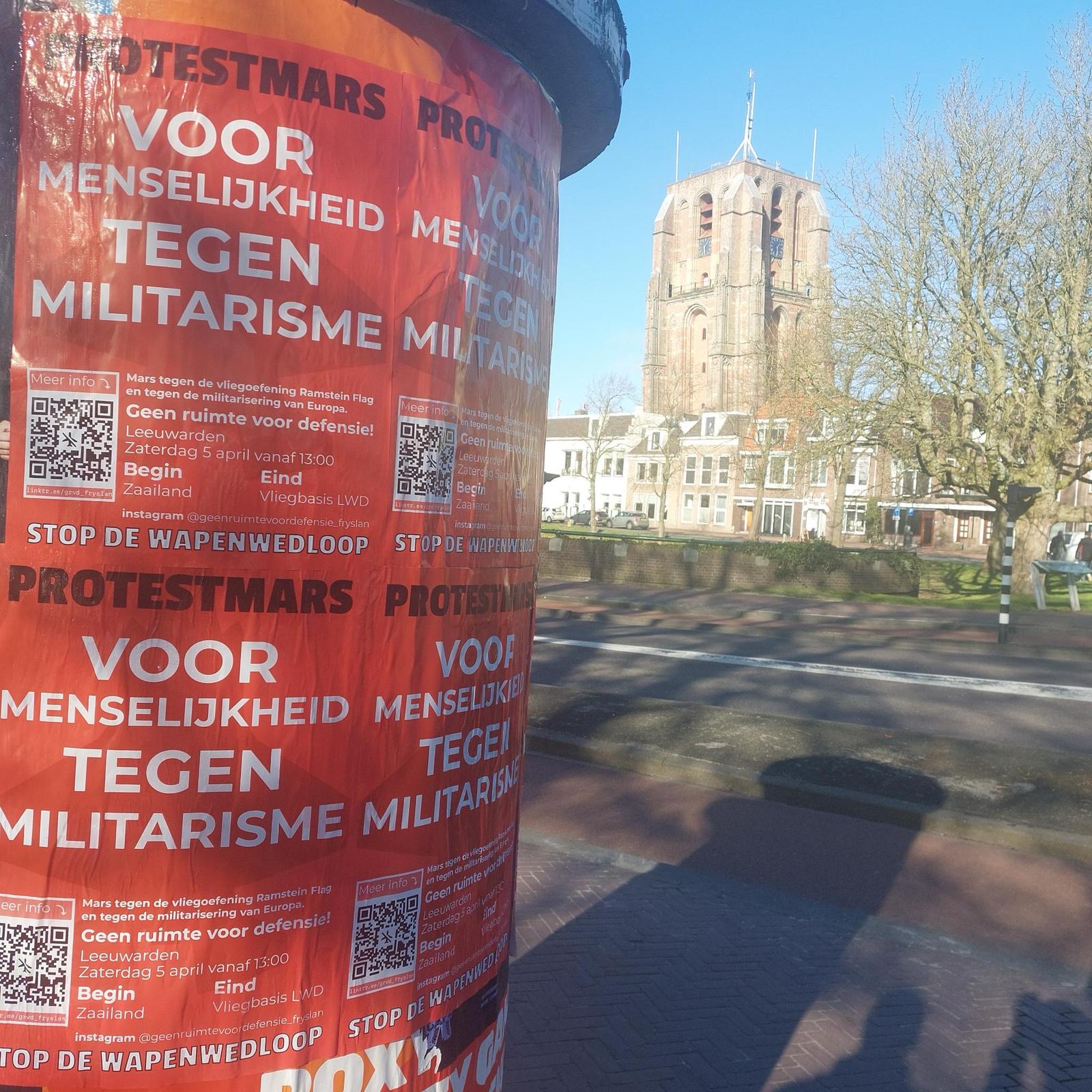 Stop de uitbreiding van vliegbasis Leeuwarden!