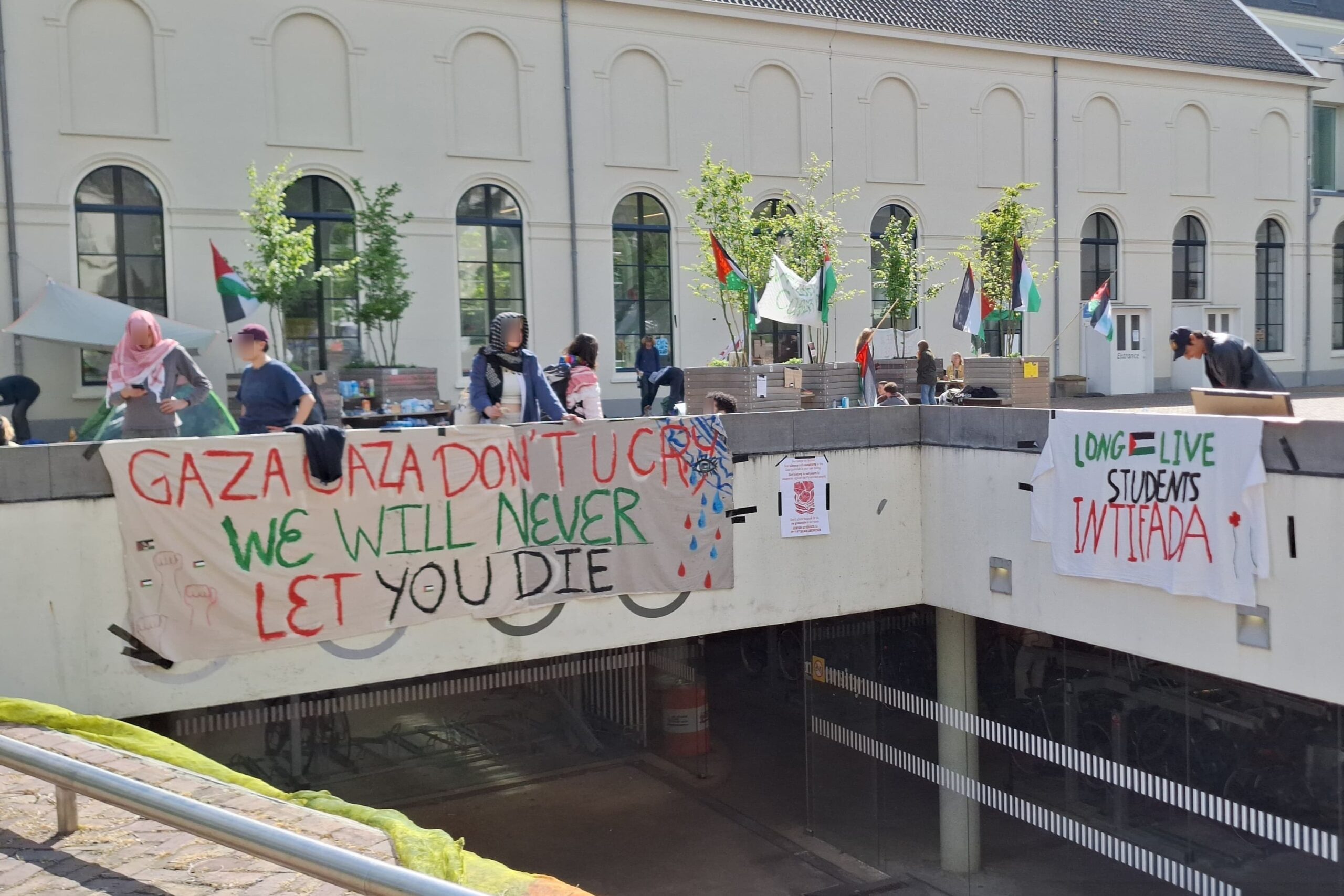 Verslag van Hossam Shabat encampment Utrecht